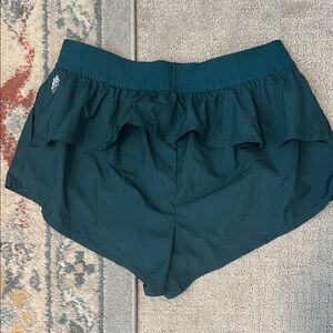 Blue Athletic Shorts with Elastic Waistband and Lightweight Material